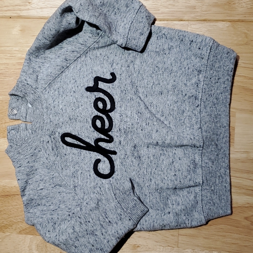 Adorable Baby "Cheer" sweatshirt Gymboree